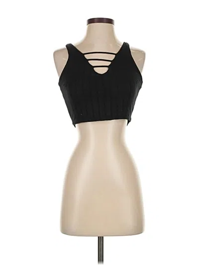 Pre-owned Lucy Love Tank Top Black Strapless Neckline Tops