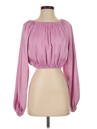 Pre-owned Lucy Paris 3/4 Sleeve Blouse In Pink