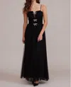 Lucy Paris Ayana Tulle Dress In Black In Black