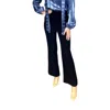 Lucy Paris Bjork Flare Pant In Black In Black