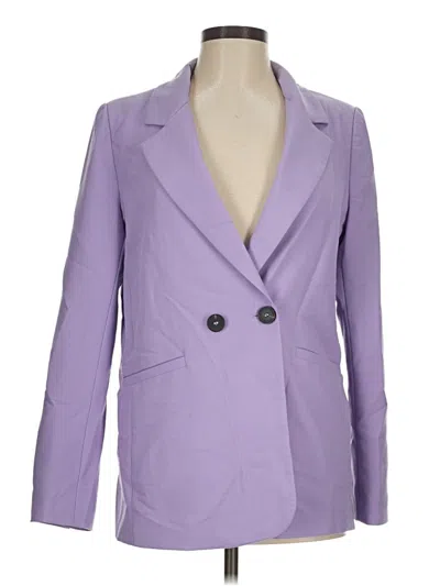Pre-owned Lucy Paris Blazer Jacket In Purple