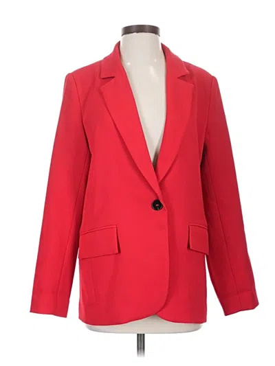 Pre-owned Lucy Paris Blazer Jacket In Red