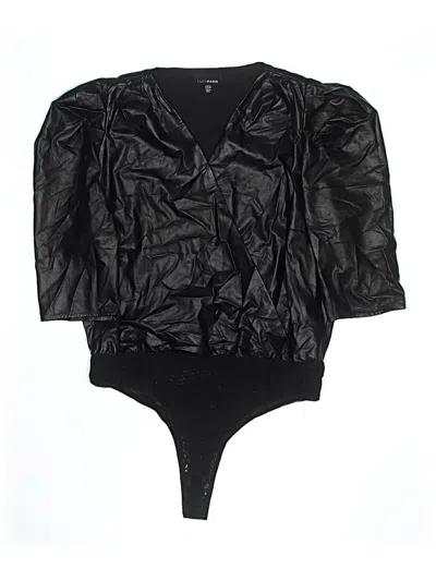 Pre-owned Lucy Paris Bodysuit In Black