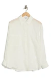 Lucy Paris Carlen Oversize Cargo Pocket Button-up Shirt In Neutral