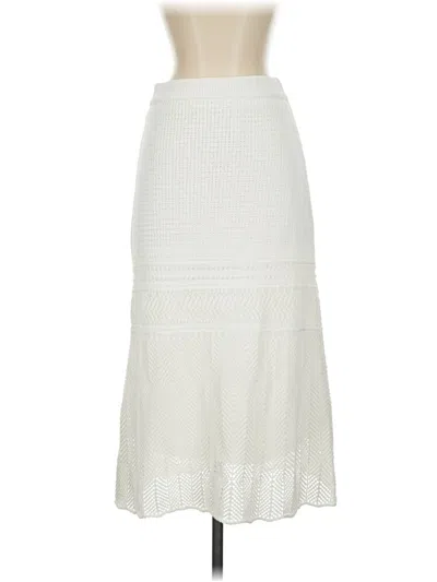 Pre-owned Lucy Paris Casual Skirt In White