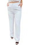 Lucy Paris Chloe Pant In White In White