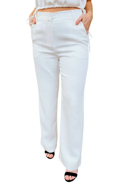 Lucy Paris Chloe Pant In White