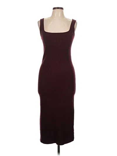 Pre-owned Lucy Paris Cocktail Dress In Burgundy