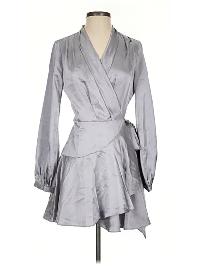 Pre-owned Lucy Paris Cocktail Dress In Gray
