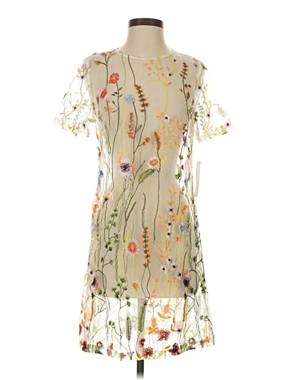 Pre-owned Lucy Paris Cocktail Dress In Ivory