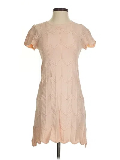Pre-owned Lucy Paris Cocktail Dress In Tan