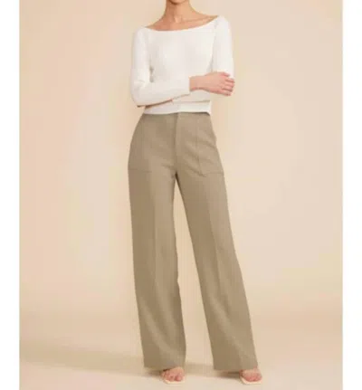 Lucy Paris Diana Wide Leg Pant In Sage In Multi