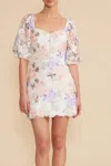 Lucy Paris Elaine Floral Dress In Multi