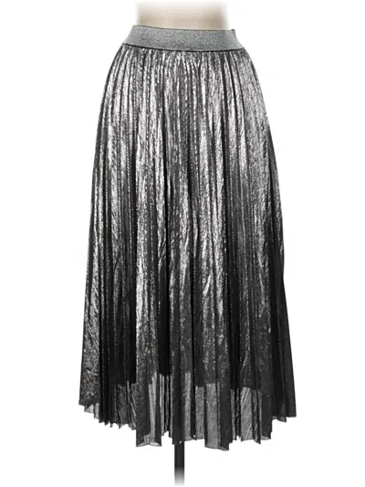 Pre-owned Lucy Paris Formal Skirt In Silver