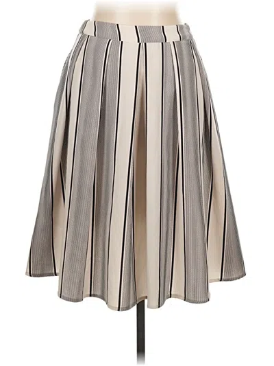 Pre-owned Lucy Paris Formal Skirt In White