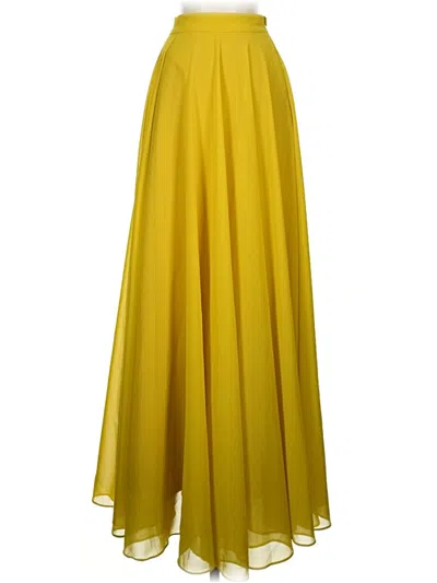 Pre-owned Lucy Paris Formal Skirt In Yellow