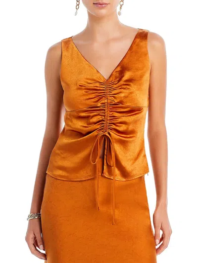 Lucy Paris Gathered Top Gold