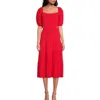 Lucy Paris Kelly Cutout Dress In Red In Red