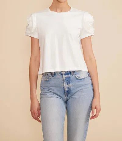 Lucy Paris Kylie Rose Top In White