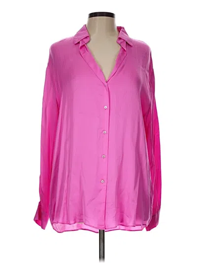 Lucy Paris Long Sleeve Blouse In Pink