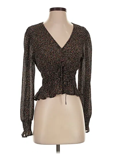 Pre-owned Lucy Paris Long Sleeve T-shirt In Brown