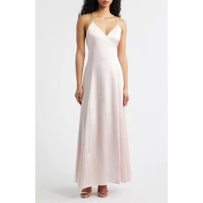 Lucy Paris Luella Slip Dress In Pink