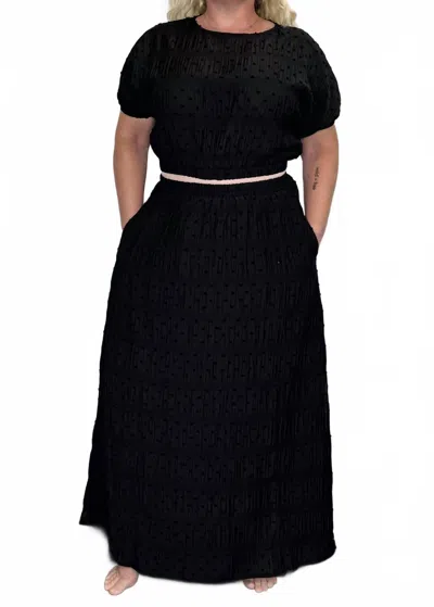 Lucy Paris Malia Skirt In Black