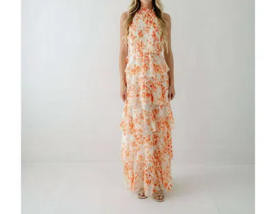 Lucy Paris Mari Dress In Orange