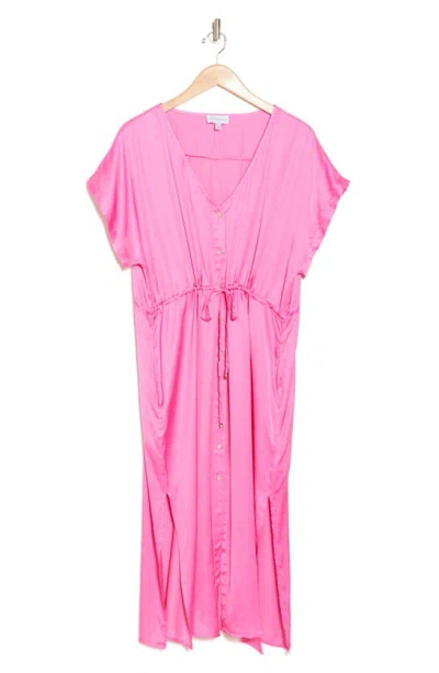 Lucy Paris Maxwell Shirtdress In Pink