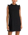 Lucy Paris Milly Eyelet Dress In Black