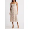 Lucy Paris Mona Lace Midi Dress