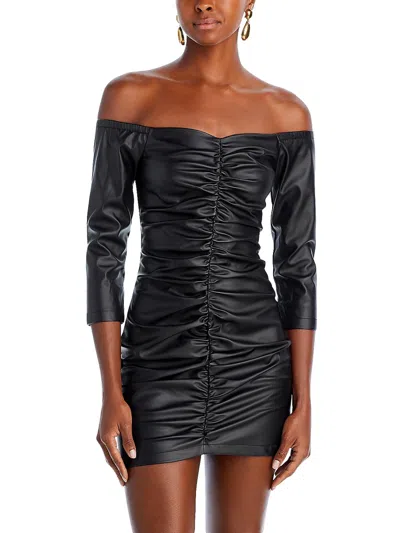 Lucy Paris Off-the-shoulder Dress Black Size S