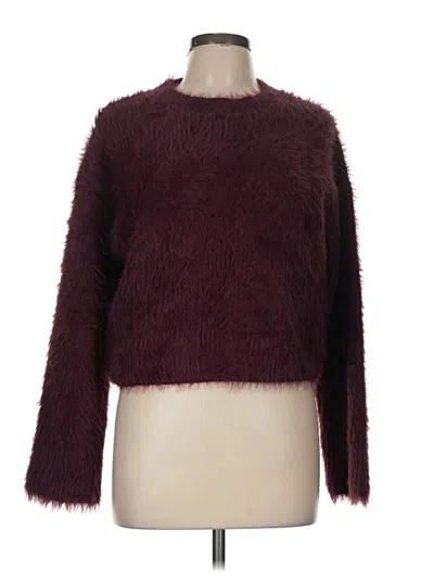 Pre-owned Lucy Paris Pullover Sweater In Burgundy