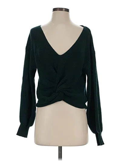 Pre-owned Lucy Paris Pullover Sweater In Green
