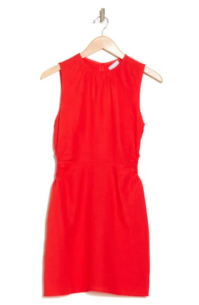 Lucy Paris Roxanne Cutout Dress In Red