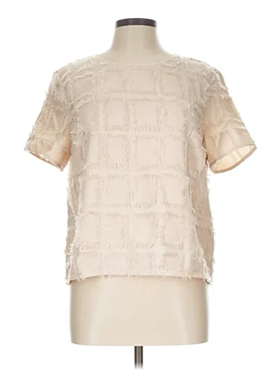 Lucy Paris Short Sleeve Blouse In Ivory