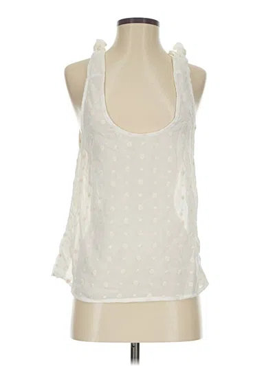 Pre-owned Lucy Paris Sleeveless Blouse In Ivory