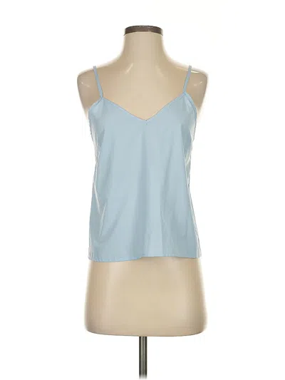 Pre-owned Lucy Paris Sleeveless Top Blue Halter Neckline Tops