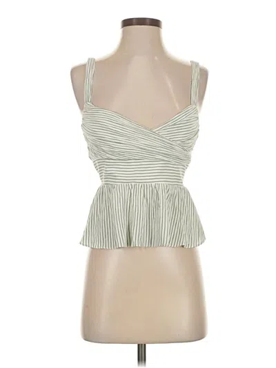 Pre-owned Lucy Paris Sleeveless Top Green Sweetheart Neckline Tops