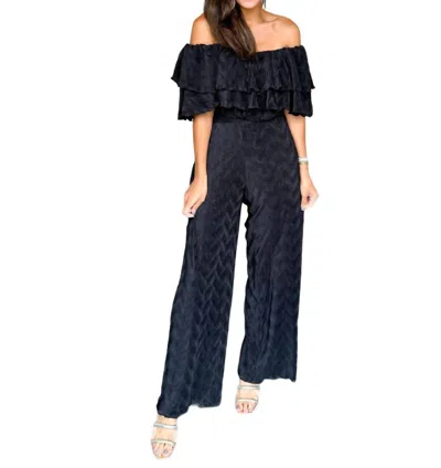 Lucy Paris Stacey High Rise Pant In Black