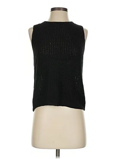 Pre-owned Lucy Paris Sweater Vest In Black