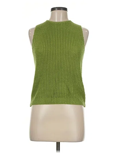 Pre-owned Lucy Paris Sweater Vest In Green