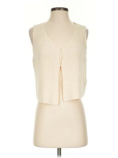 Pre-owned Lucy Paris Sweater Vest In Ivory