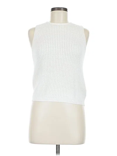 Pre-owned Lucy Paris Sweater Vest In White