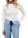 Shop Lucy Paris Taryn Knit Top In White