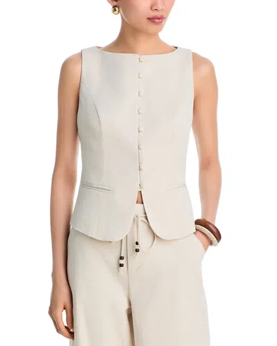 Lucy Paris Taylor Vest In White