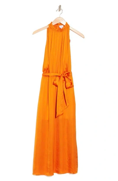 Lucy Paris Tenley Maxi Dress In Orange