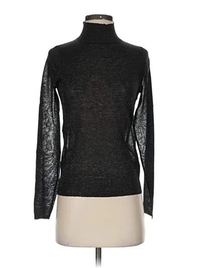 Pre-owned Lucy Paris Turtleneck Sweater In Black