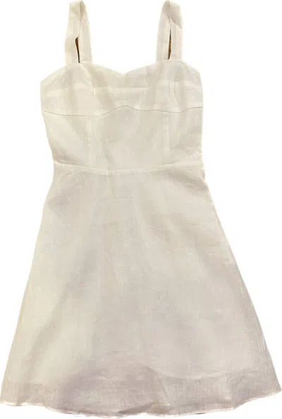Lucy Paris Women's Malibu Mini Dress In White In Beige