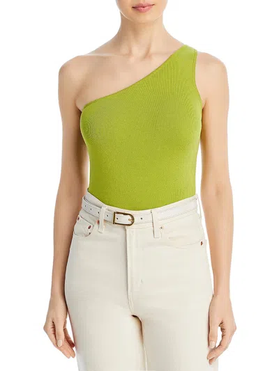 Lucy Paris Womens Solid Viscose Cropped In Green